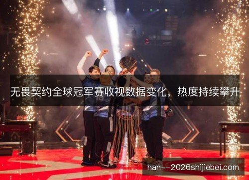 无畏契约全球冠军赛收视数据变化，热度持续攀升